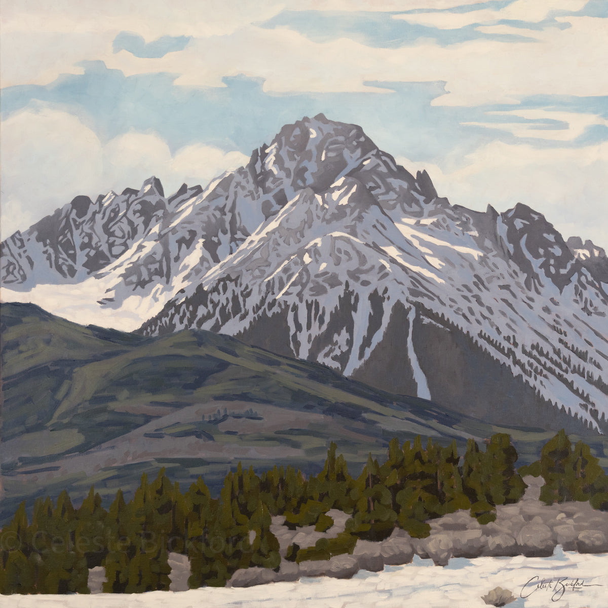 "Light On Sneffles: Winter Afternoon" Limited Edition Giclee Print