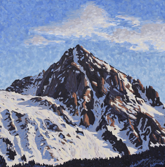 Sneffels afternoon light, Colorado 30"x30"