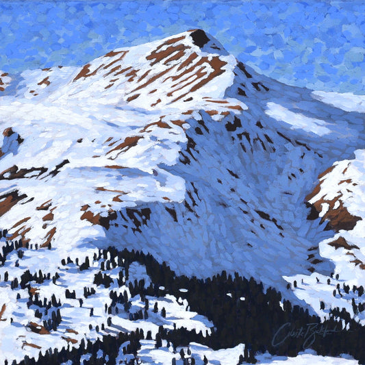 Trico Peak from Mcmillan Peak, Colorado 12"x12"