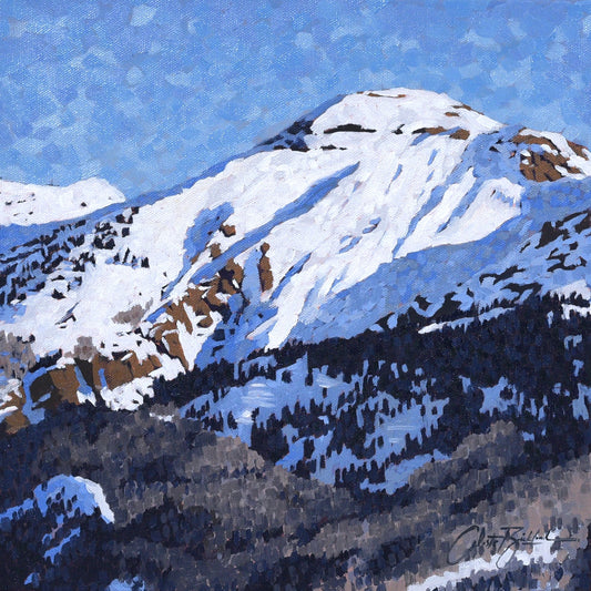 Mt. Abrams from Yankee Girl Mine, Colorado 12"x12"