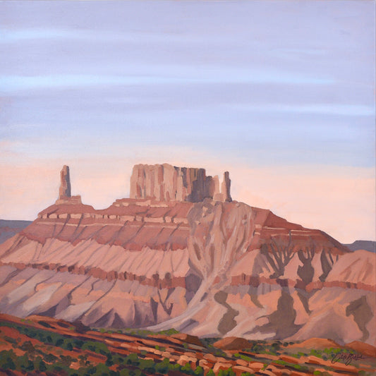 Castle Valley at Sunrise, Utah 24"x24"