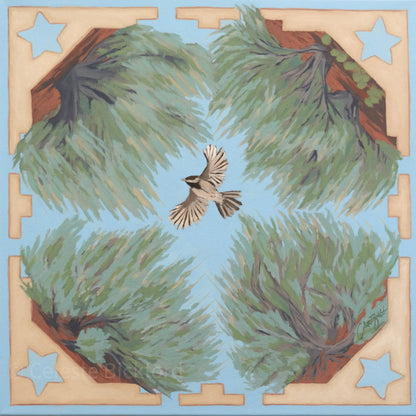 Sage & Sparrow - Fine Art Silk Scarf