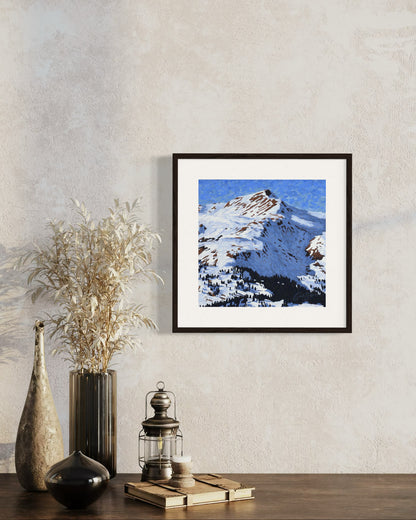 "Trico Peak from Mcmillan Peak, Colorado" Limited Edition Giclee Print
